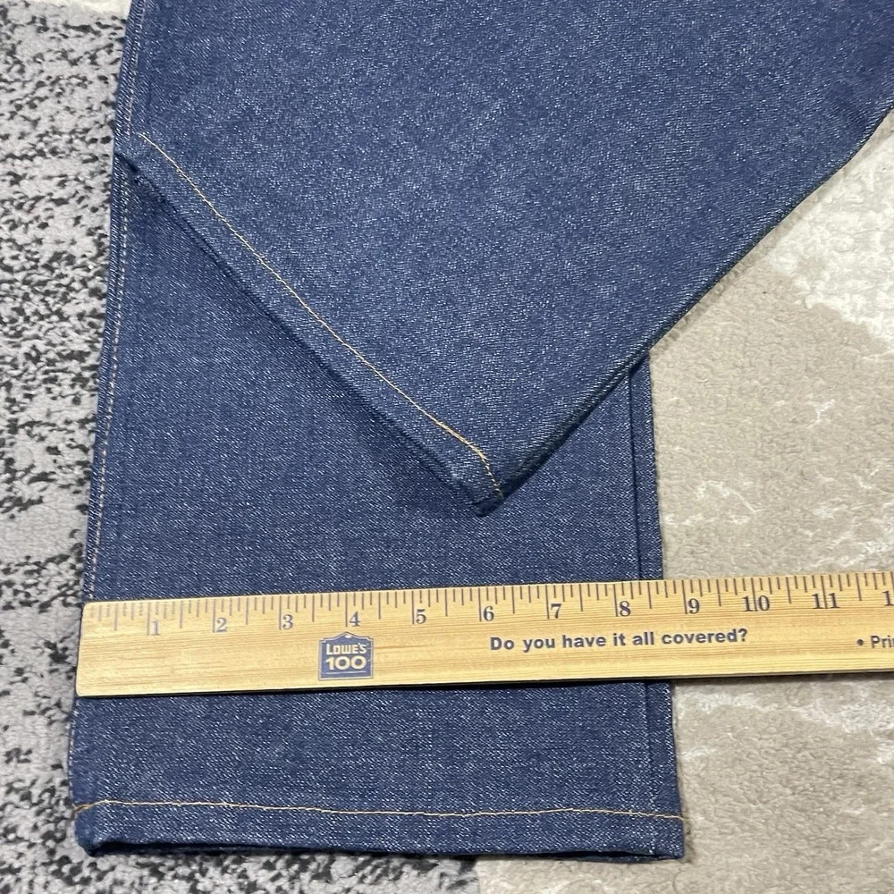 VTG‎ Wrangler 13MWZ Jeans Men 38x36 Blue Denim Western Pro Rodeo Deadstock NEW
